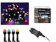 LUCCIOLE A LED MULTICOLOR PER INTERNO/ESTERNO CON GIOCO LUCI- - 300 led - mt.2 + 9 - 1 pezzi