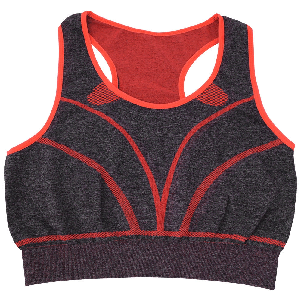 Trade Shop - Completino Yoga Sport Palestra Donna Top Canotta Reggiseno + Pantaloncino -