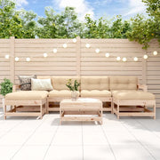 Set Salotto da Giardino 7 pz in Legno Massello di Pino 3186375