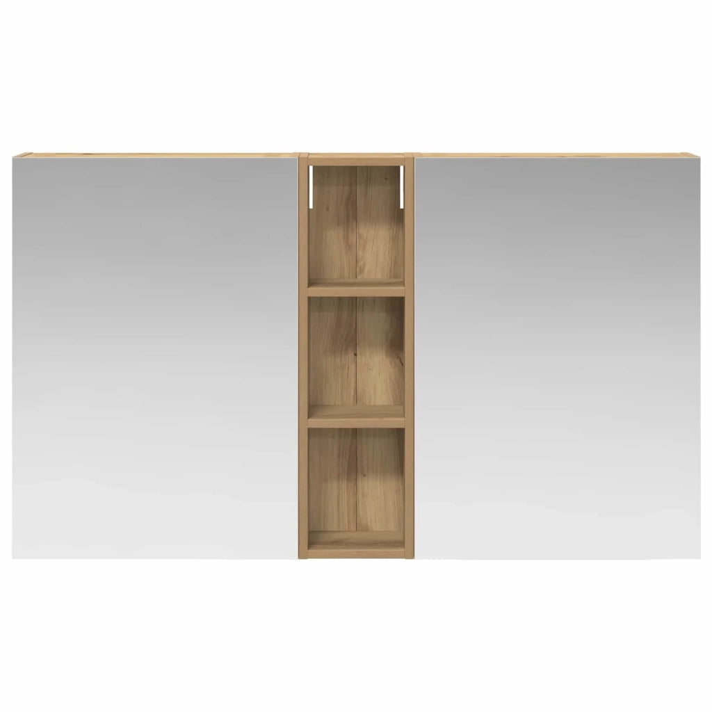 Set di Armadi da Bagno con lo scaffale 3 pcs 120 x 14,5 x 70 cm 3403751