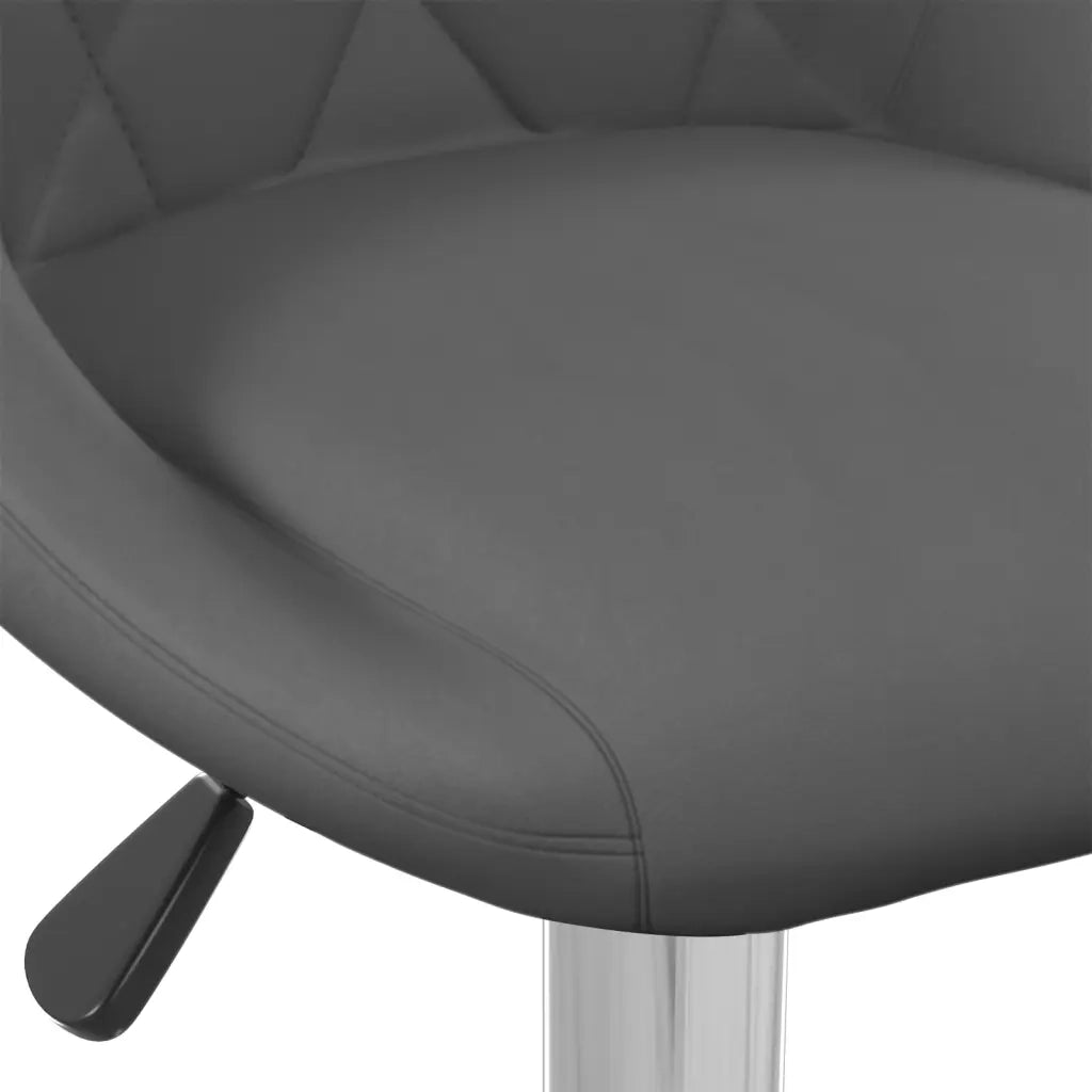 Sgabello da Bar Grigio Scuro in Velluto cod mxl 63090