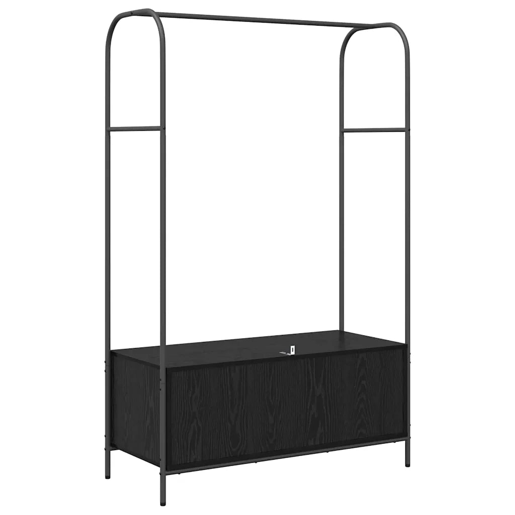 Stendibiancheria Nero 100 x 44 x 160 cm Legno multistrato 868451