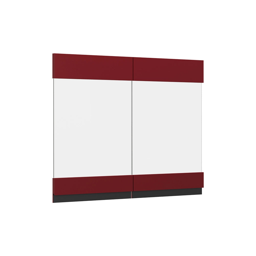 Vicco Frontale cucina Rosso 79.2 x 59 cm frontale del mobile per pensile con vetro