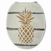 Trade Shop - Copriwater Copri Water Sedile Wc Bagno Universale Cerniere Acciaio Ananas 59258 -