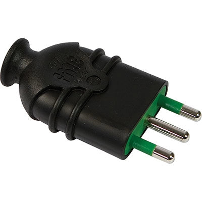 SPINA MOBILE HI-PRO FME - NERO 2P+T 16A- 5 pezzi