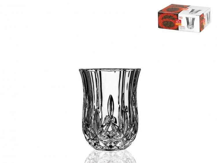 Set 6 Bicchieri Liquore in vetro Rcr opera cristalleria 6 CL