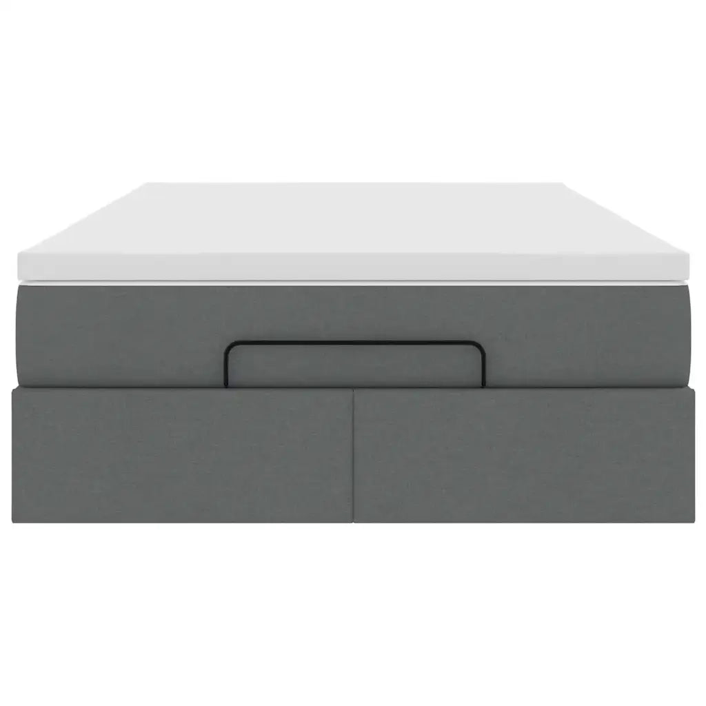 Struttura Letto Pouf con Materasso 80x200 cm in Tessuto
