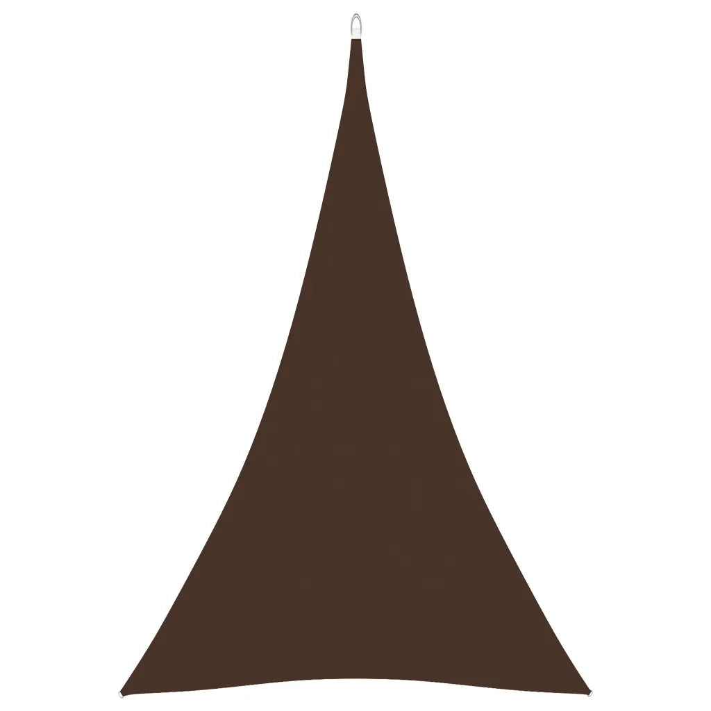 Vela Ombreggiante-Parasole a vela Oxford Triangolare 4x5x5 m Marrone
