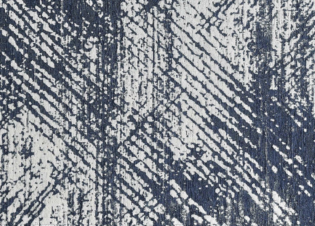 Tappeto Arredo Salotto Antiscivolo Scendiletto Camera Dis. Essenza By Suardi - 65x220 - Blu