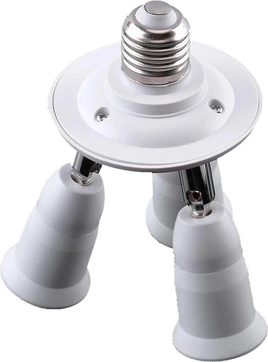 Adattatore E27 per lampada 3 in 1 versatile - adattatore lampada - splitter di luce nuovo (3 in 1).