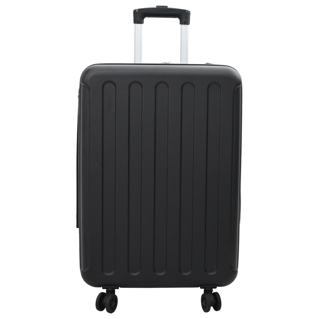 Valigia Pieghevole Rigida 24'Nera 43x27x66 cm ABS
