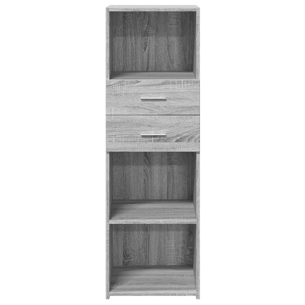 Credenza Grigio Sonoma 40x42,5x124 cm in Legno Multistrato 846164