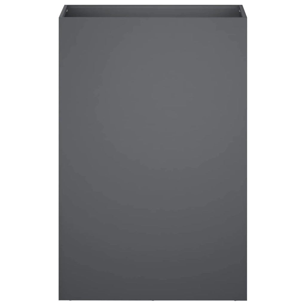 Vaso da giardino 2 pz Antracite 40 x 30 x 75 cm 8005503