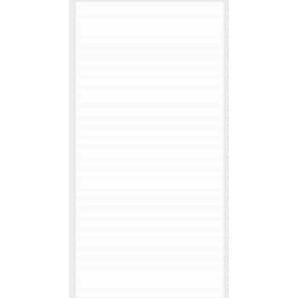 Trade Shop - Pannello Adesivo Effetto Lucido Bianco Pareti Paraschizzi 300x60cm Stanza Cucina -