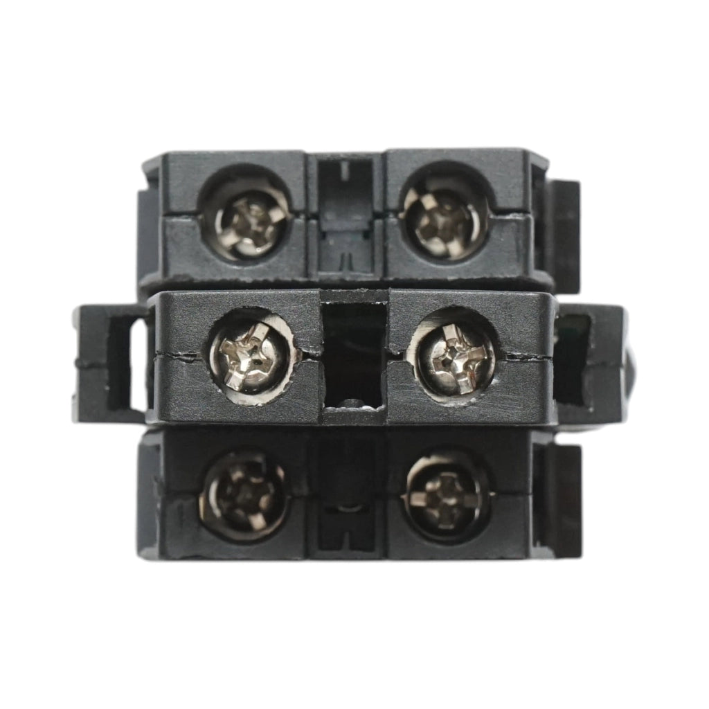 Pulsante di comando illuminato 220V AC LED verde con ritorno 1NO+1NC, 10A/600V AC, 1A/250V DC LA42 Breckner Germany