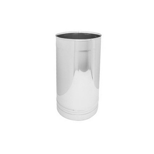 CANNA FUMARIA IN ACCIAIO 316L - ELEMENTO LINEARE DA MT 0.25- Diam. 60- DK- pezzi 1