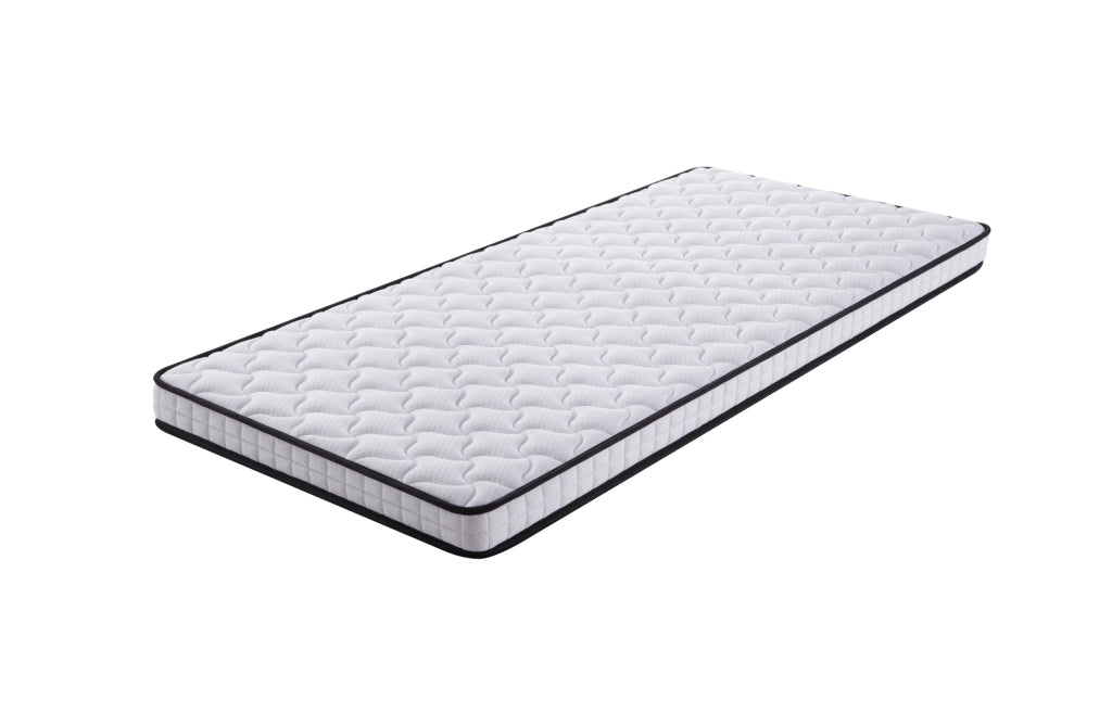 Materasso a molle insacchettate 90x200 cm alto 10 cm; bianco