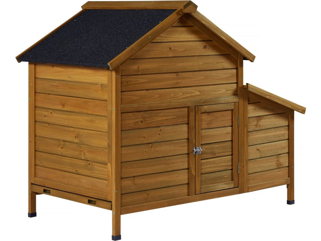 Pollaio in legno "Cocotte" con nido - Marrone