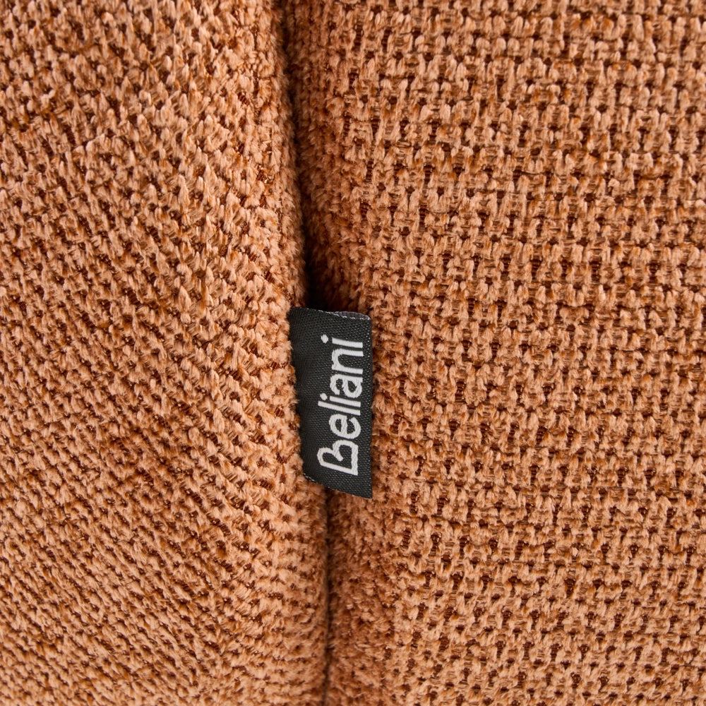 oltrona imbottita con seduta curva struttura girevole seduta arancione girevole moderna seduta ampia design retrò