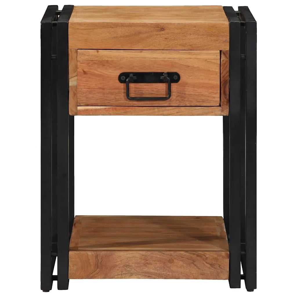 Armadio da Notte 2 pcs 40 x 40 x 50 cm Legno di Acacia Massello 4016705