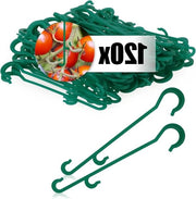 120x clip per piante di pomodoro - aiuti per la scalata per fissare le piante rampicanti