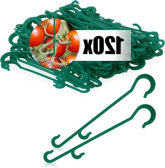 120x clip per piante di pomodoro - aiuti per la scalata per fissare le piante rampicanti