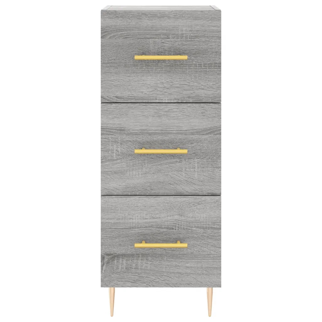 Credenza Grigio Sonoma 34,5x34x180 cm in Legno Multistrato 3198847