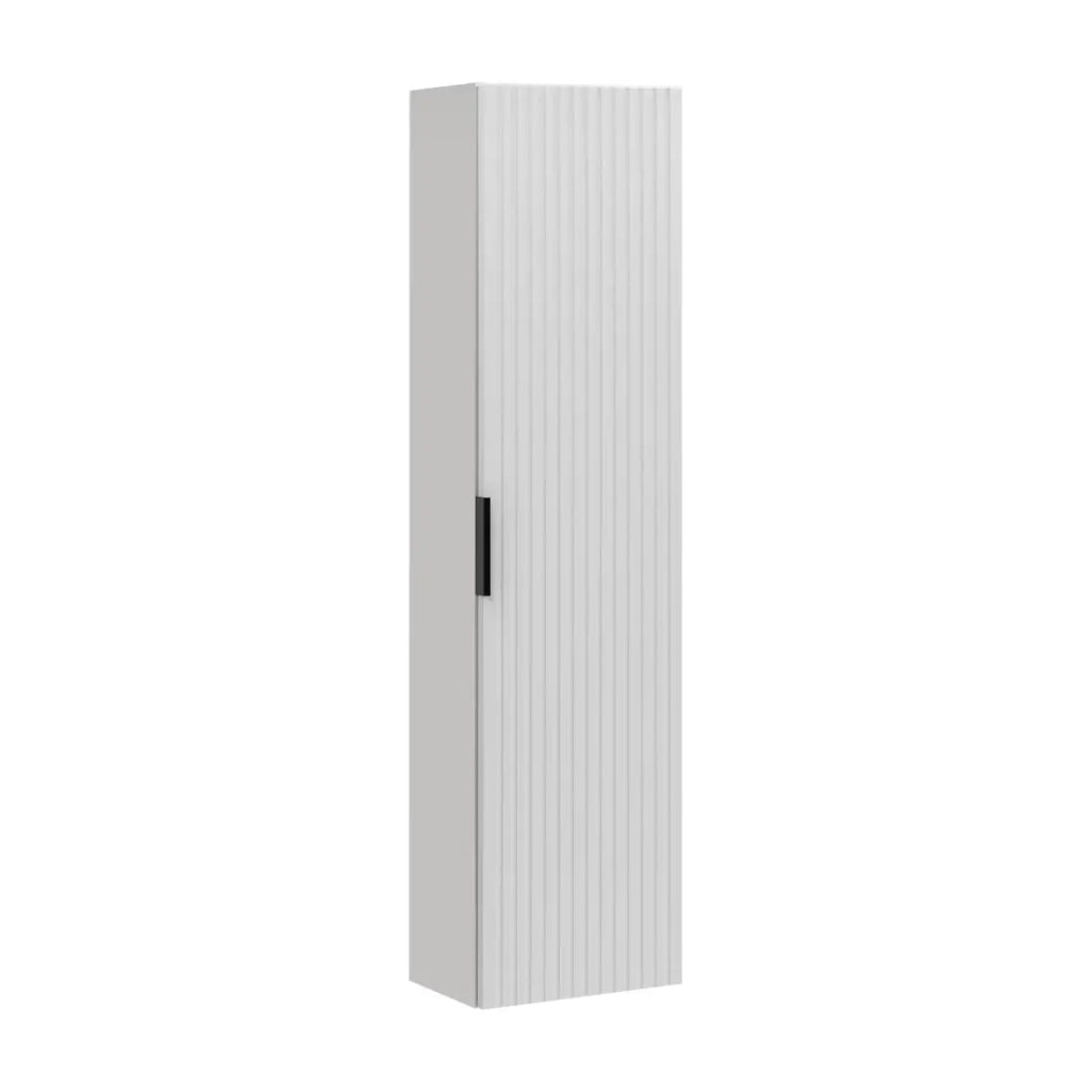 Colonna bagno NOXERA – 1 porta – Colore bianco opaco – Altezza 140 cm – Da appendere
