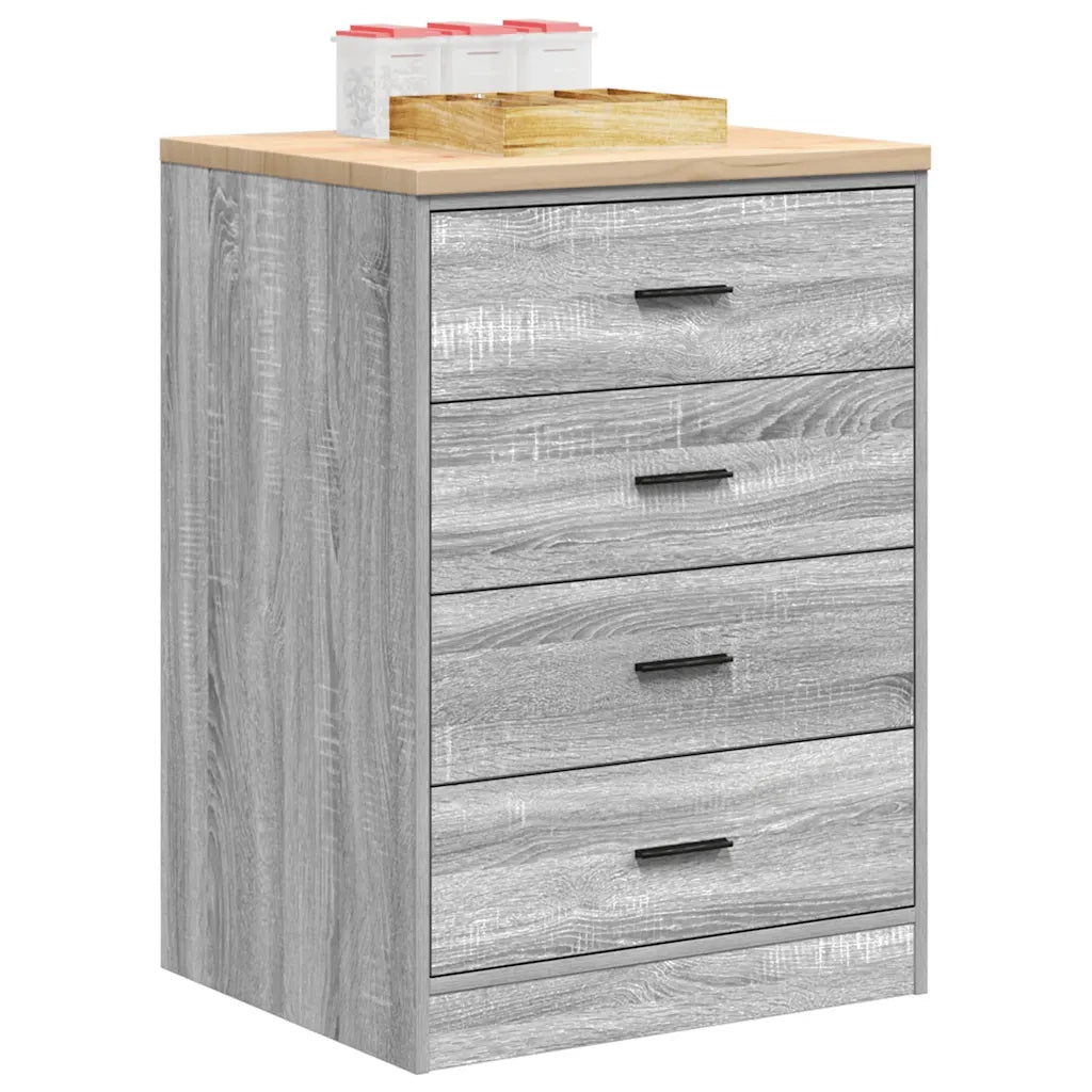 Armadietto da Garage Grigio Sonoma 60x51x85 cm 860603