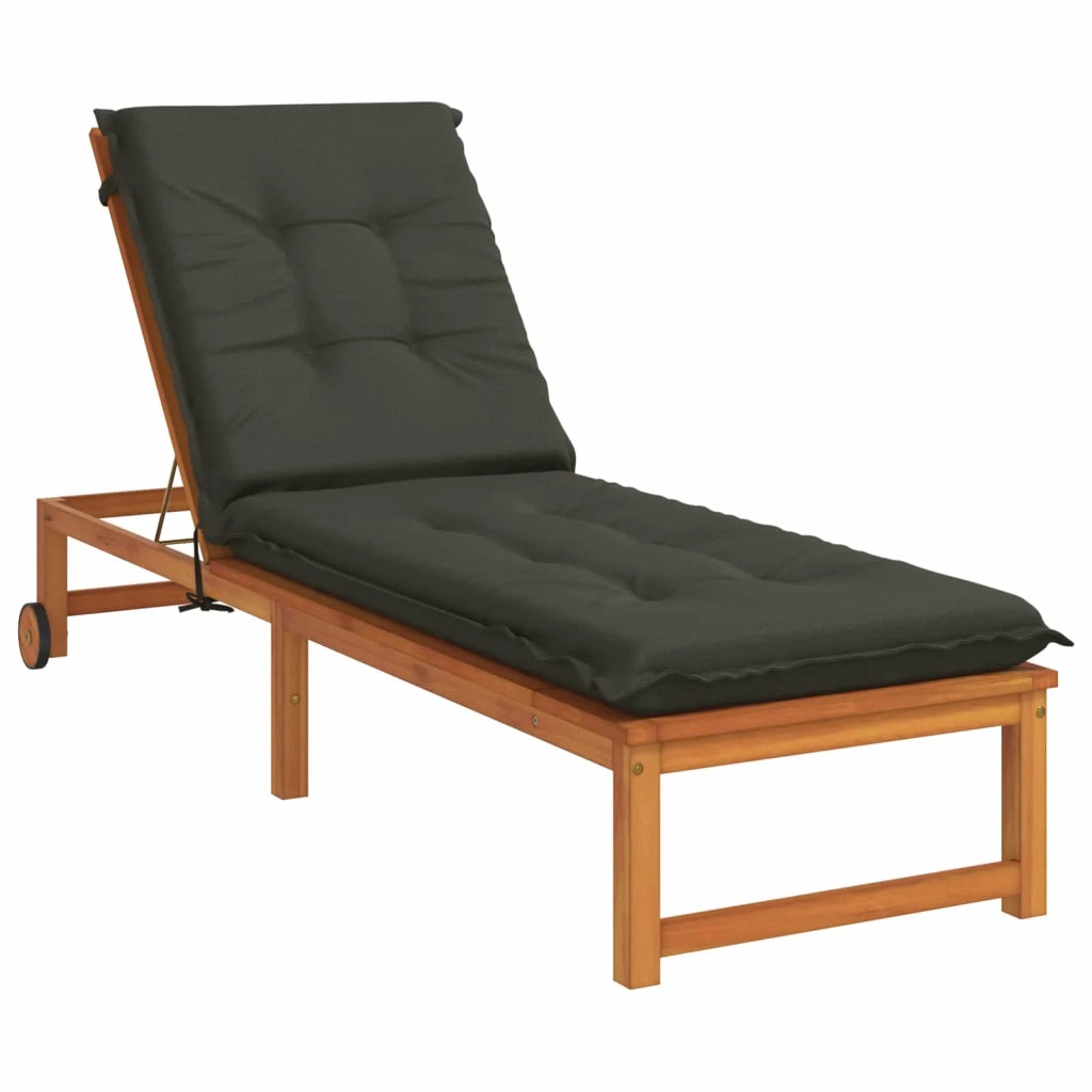 Cuscino per Lettino GEMERT 100% Poliestere Antracite 947378