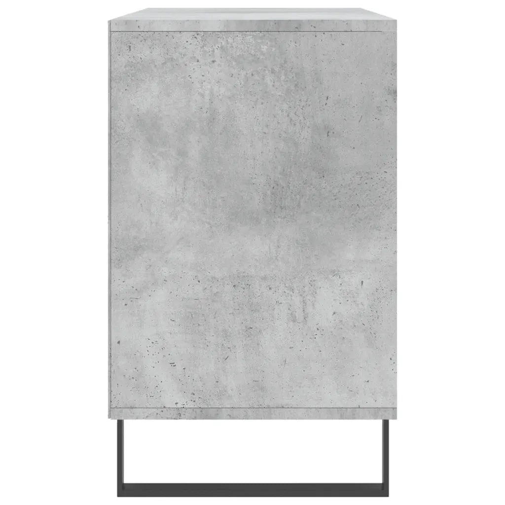 Scarpiera-Scaffale per scarpe Grigio Cemento 102x36x60 cm in Legno Multistrato 326142