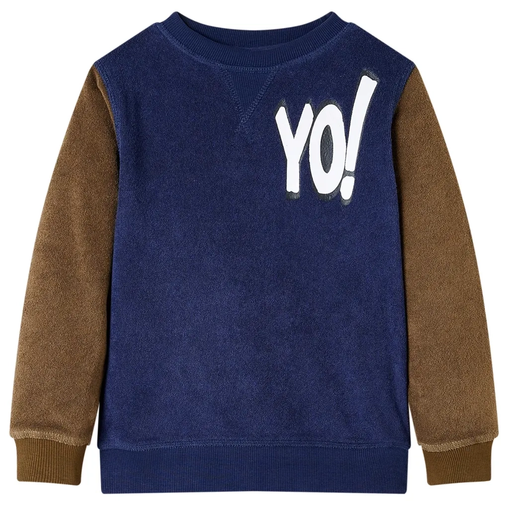 Felpa da Bambino Blu Marino 92cod mxl 108755