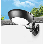 Trade Shop - Applique Faro Lampione Pannello Solare Fotovoltaico Sensore Movimento Jx-166 -