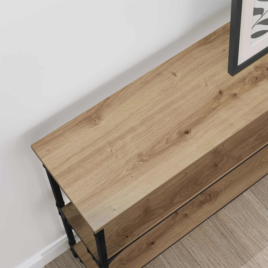 Tavolo consolle Rovere artigianale 100 x 22,5 x 75 cm 883504