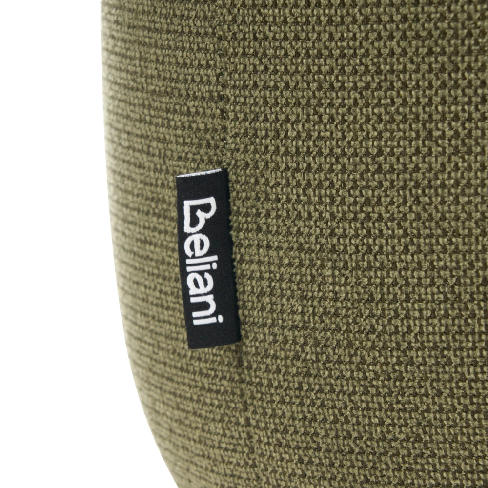 Panca rettangolare in tessuto verde 69 x 38, poggiapiedi, elemento decorativo per soggiorno e camera da letto