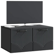 Mobile TV da Muro | Armadietto TV | Mobile Porta TV Nero 59,5 x 41 x 30 cm