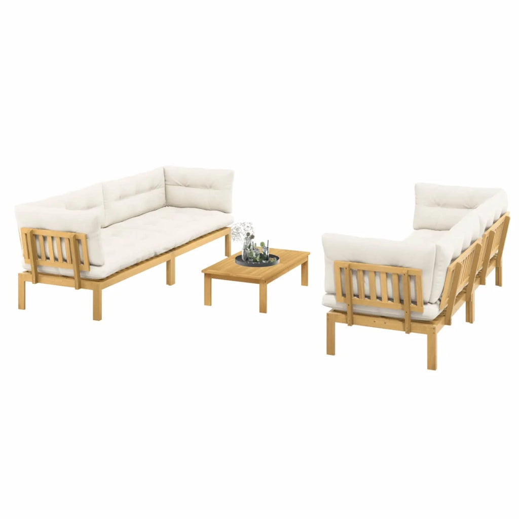5 Pezzo Unità di divano pallet da giardino 3418269