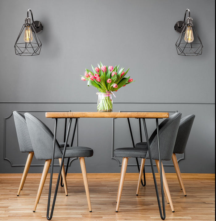 Lampada Da Muro Loft Black Chrome 392230