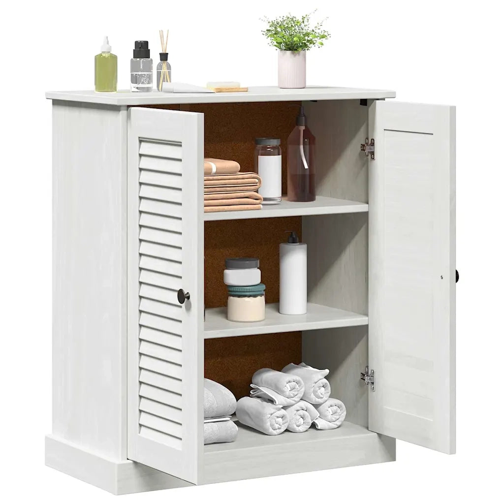 Mobile da Bagno VIGO Bianco e Bianco Antico 68 x 34 x 80 cm 4019108