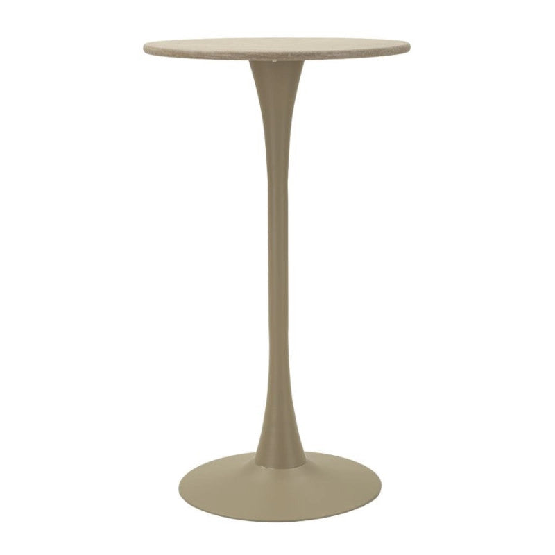 Tavolo Bar Alaska Crema cm ø 60x106