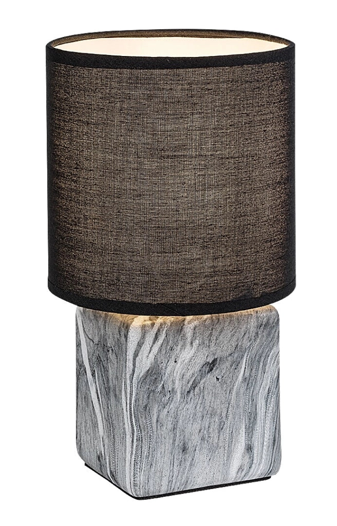 Lampada da tavolo Nalisa 1xE14 marmo nero Rabalux