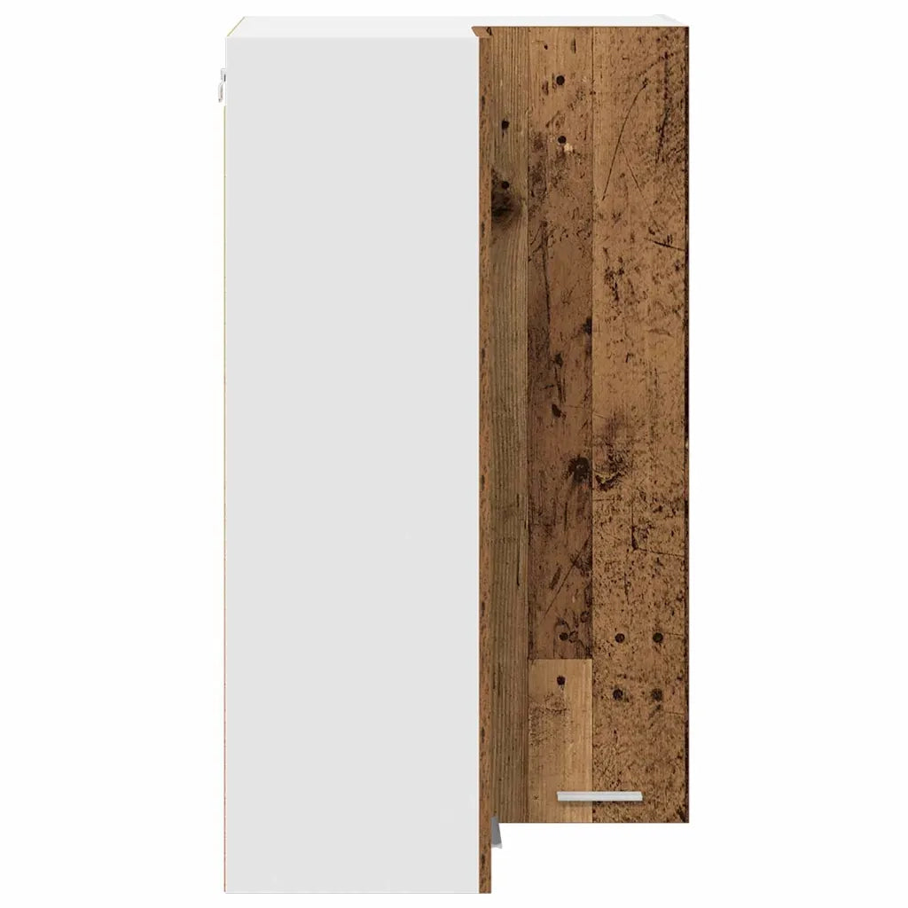Armadio pensile Legno Antico e Bianco 57 x 57 x 100 cm 884376