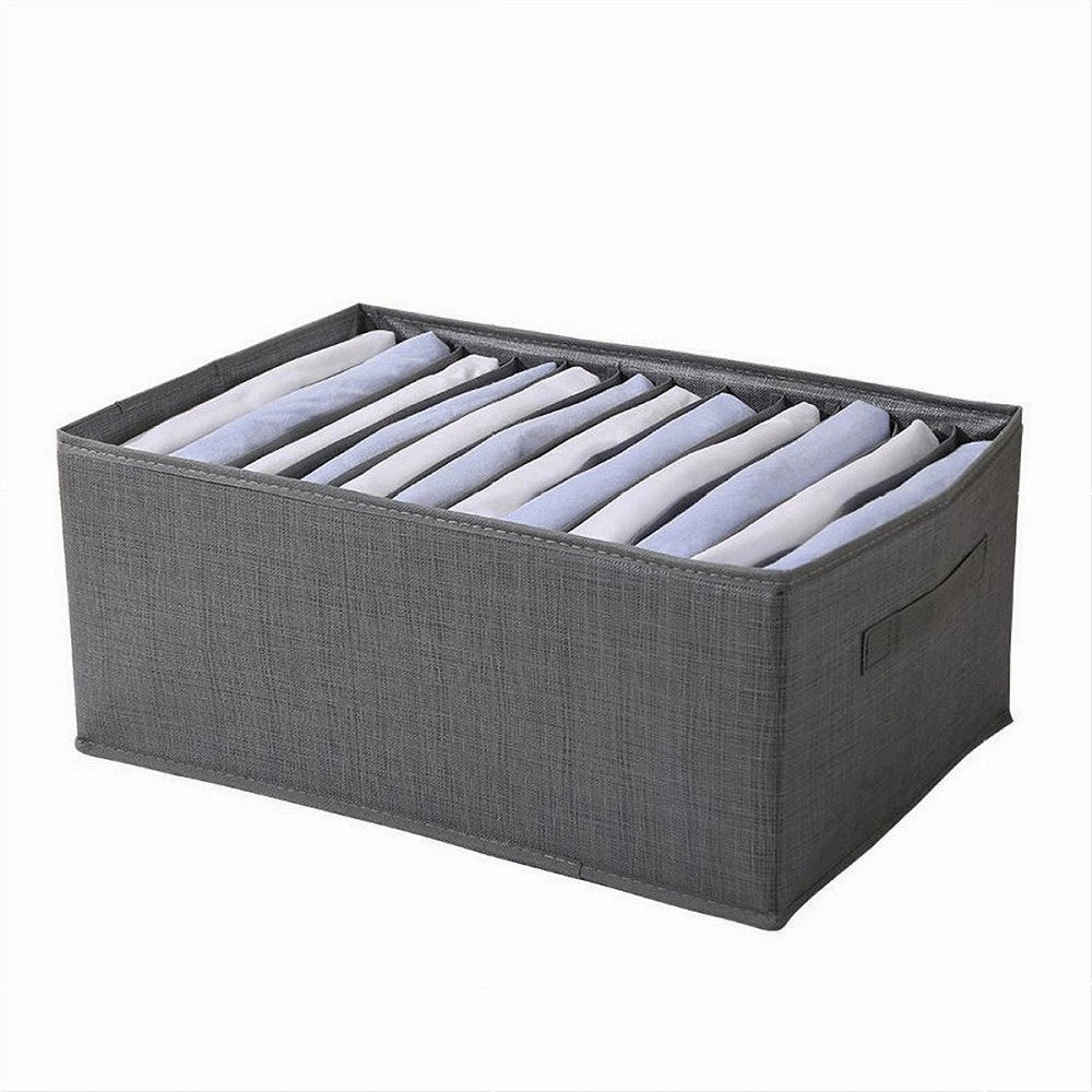 Trade Shop - Organizer Salvaspazi Armadi Pieghevole 12 Scomparti Contenitore 44x20x30cm 87405 -