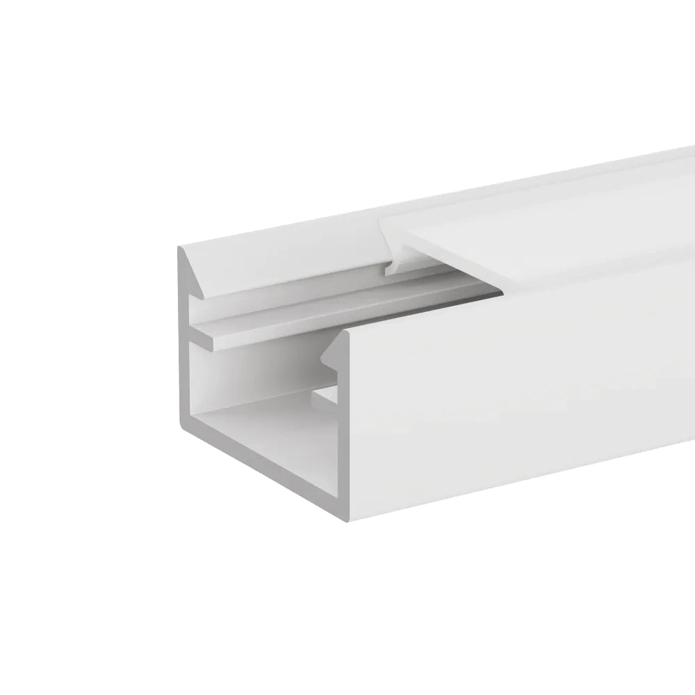 Profilo mini in alluminio bianco 1mt per striscia led
