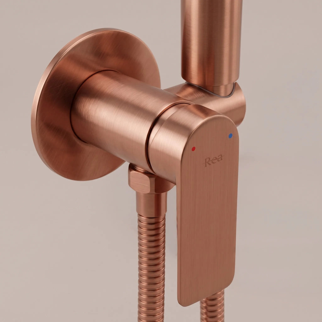 Rubinetto Bidet Rea Storm Brush Copper