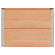 Fioriere | Cassetta per fiori | Letto rialzato da giardino Marrone 100 x 30 x 72 cm