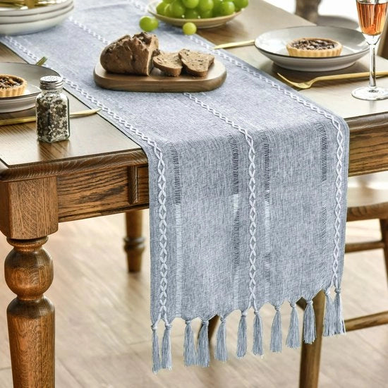 Decorazione da Tavola a Forma di Kwast, Decorazione Tavola da Festeggiare, 33x243 cm