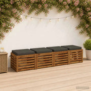 Cuscini per Sedia in 4 Pezzi SOEST 4 pz 100% Poliestere 944391