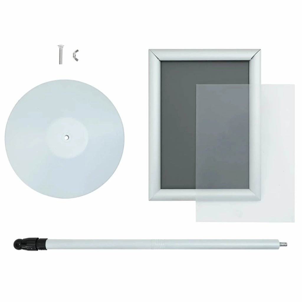 Supporto Poster a Piedistallo Argento 33 x 33 x 126 cm CFW8813412