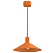 Lampada sospesa Nox conica 1xE27 arancione 40 cm Luminex
